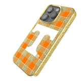 University of Tennessee Volunteers Plaid Bling Phone Case for Apple iPhone