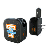 University of Tennessee Volunteers Quadtile 2 in 1 USB A/C Charger
