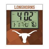 University of Texas Longhorns Color Block Wall Clock
