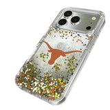 University of Texas Longhorns Confetti Glitter Phone Case for Apple iPhone 17 Series
