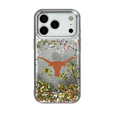 University of Texas Longhorns Confetti Glitter Phone Case for Apple iPhone 17 Series