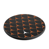 University of Texas Longhorns Fashion Pattern 15-Watt Wireless Charger