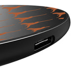 University of Texas Longhorns Fashion Pattern 15-Watt Wireless Charger