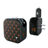 University of Texas Longhorns Fashion Pattern 2 in 1 USB A/C Charger