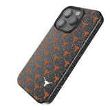 University of Texas Longhorns Fashion Pattern Black Bling Phone Case for Apple iPhone