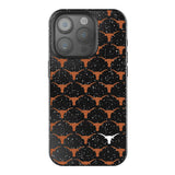 University of Texas Longhorns Fashion Pattern Black Bling Phone Case for Apple iPhone