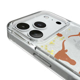 University of Texas Longhorns Fashion Pattern Glitter Phone Case for Apple iPhone