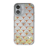 University of Texas Longhorns Fashion Pattern Glitter Phone Case for Apple iPhone