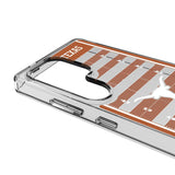 University of Texas Longhorns Field Clear Phone Case for Samsung Galaxy