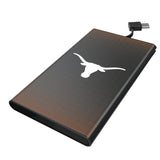 University of Texas Longhorns Linen 5000mAh Flat Powerbank