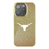 University of Texas Longhorns Linen Bling Phone Case for Apple iPhone