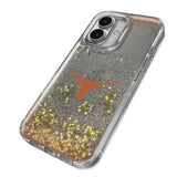 University of Texas Longhorns Linen Glitter Phone Case for Apple iPhone