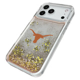 University of Texas Longhorns Linen Glitter Phone Case for Apple iPhone