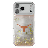 University of Texas Longhorns Linen Glitter Phone Case for Apple iPhone