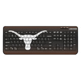 University of Texas Longhorns Linen Wireless USB Keyboard