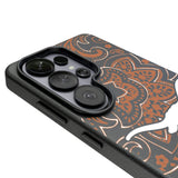 University of Texas Longhorns Paisley MagSafe Compatible Phone Case for Samsung Galaxy 26 Series
