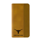 University of Texas Longhorns Personalized Burn Folio Phone Case for Apple iPhone