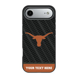 University of Texas Longhorns Personalized EndZone Plus Bump Phone Case for Apple iPhone
