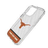 University of Texas Longhorns Personalized EndZone Plus Clear Phone Case for Apple iPhone