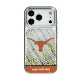 University of Texas Longhorns Personalized EndZone Plus Glitter Phone Case for Apple iPhone 17 Series