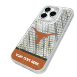 University of Texas Longhorns Personalized EndZone Plus Glitter Phone Case for Apple iPhone