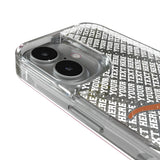 University of Texas Longhorns Personalized EndZone Plus Glitter Phone Case for Apple iPhone