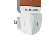 University of Texas Longhorns Personalized Endzone Solid Night Light 2-Pack