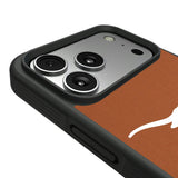 University of Texas Longhorns Personalized Stripe Bump Phone Case for Apple iPhone