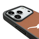 University of Texas Longhorns Personalized Stripe Bump Phone Case for Apple iPhone