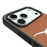 University of Texas Longhorns Personalized Stripe Bump Phone Case for Apple iPhone