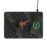 University of Texas Longhorns Personalized Tilt 15-Watt Wireless Charger and Mouse Pad