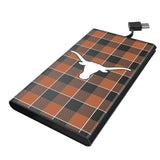 University of Texas Longhorns Plaid 5000mAh Flat Powerbank