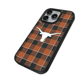 University of Texas Longhorns Plaid MagSafe Compatible Phone Case for Apple iPhone