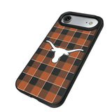 University of Texas Longhorns Plaid MagSafe Compatible Phone Case for Apple iPhone
