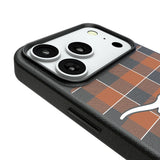 University of Texas Longhorns Plaid MagSafe Compatible Phone Case for Apple iPhone