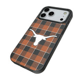 University of Texas Longhorns Plaid MagSafe Compatible Phone Case for Apple iPhone
