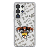 University of Texas Longhorns Quadtile Clear Phone Case for Samsung Galaxy