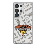 University of Texas Longhorns Quadtile Clear Phone Case for Samsung Galaxy