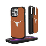 University of Texas Longhorns Solid Rugged Phone Case for Apple iPhone