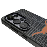 University of Texas Longhorns Text Backdrop MagSafe Compatible Phone Case for Samsung Galaxy 26 Series