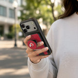 University of Utah Utes Stripe PopSockets MagSafe-Compatible PopWallet+