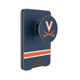 University of Virginia Cavaliers Stripe PopSockets MagSafe-Compatible PopWallet+