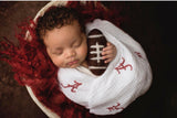 University of Alabama Crimson Tide Muslin Swaddle Blanket | Officially Licensed Baby Gift