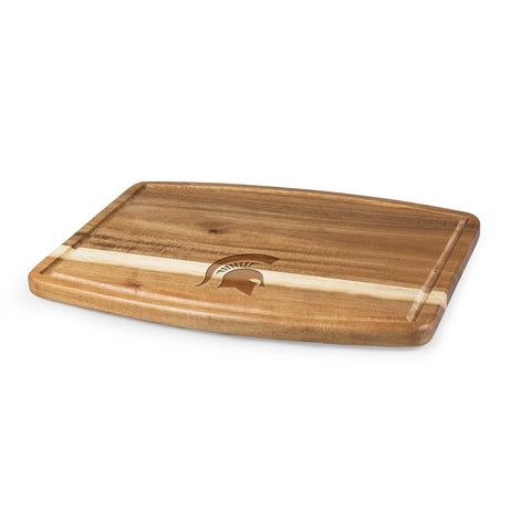 Michigan State Spartans - Ovale Acacia Cutting Board