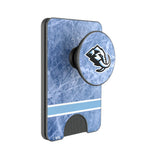 Utah Mammoth Ice Wordmark PopSockets MagSafe-Compatible PopWallet+
