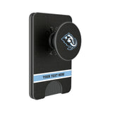 Utah Mammoth Personalized Endzone Solid PopSockets MagSafe-Compatible PopWallet+