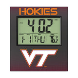 Virginia Tech Hokies Linen Wall Clock