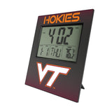 Virginia Tech Hokies Linen Wall Clock