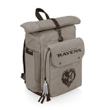 Baltimore Ravens - Carmel Roll Top Picnic Backpack Cooler