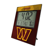 Washington Commanders Color Block Wall Clock